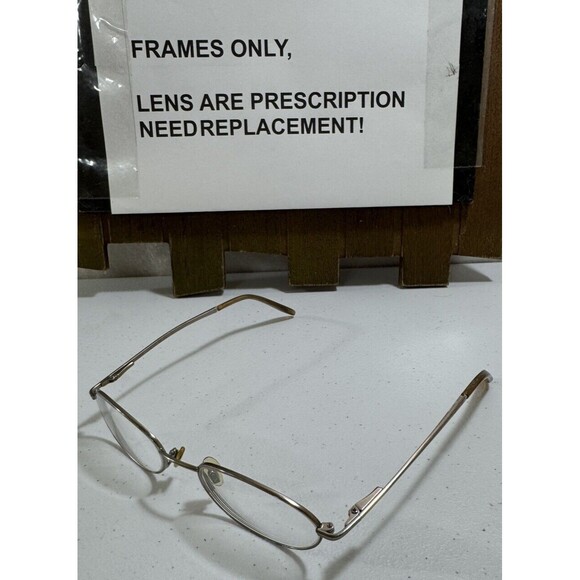 Anne Klein Eyeglasses AK9042 416-S 48-17-135 Silver 8231 Frame Only - Picture 1 of 5